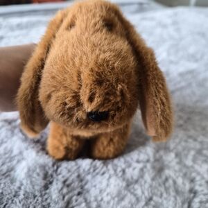 Plush Small Pet Toy - Brown Floppy-Eared Puppy